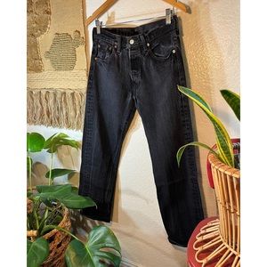 Washed black Levi’s